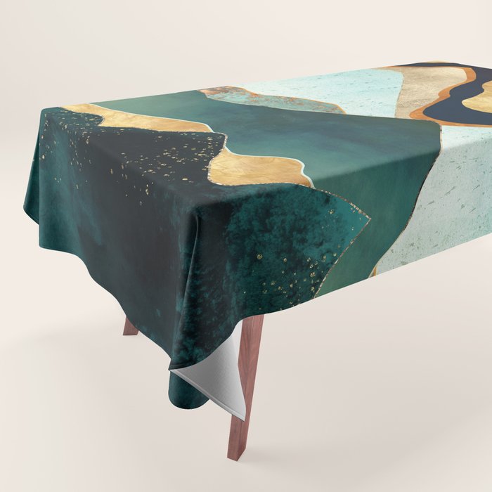 Velvet Copper Mountains Tablecloth Gallery Image 1