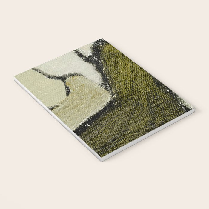 Olive Green Abstract Art Notebook Gallery Image 3