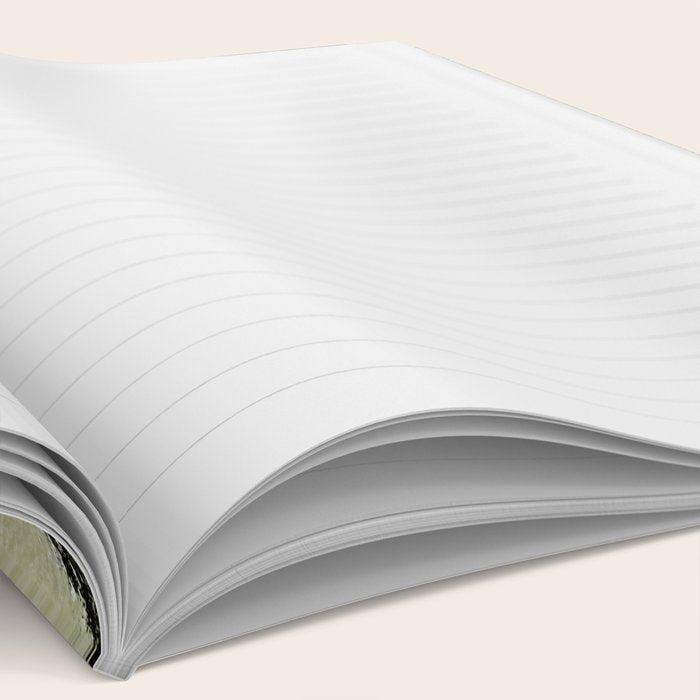 Olive Green Abstract Art Notebook Gallery Image 2