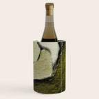 Olive Green Abstract Art Wine Chiller Gallery Image 2