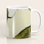 Olive Green Abstract Art Coffee Mug Gallery Image 1