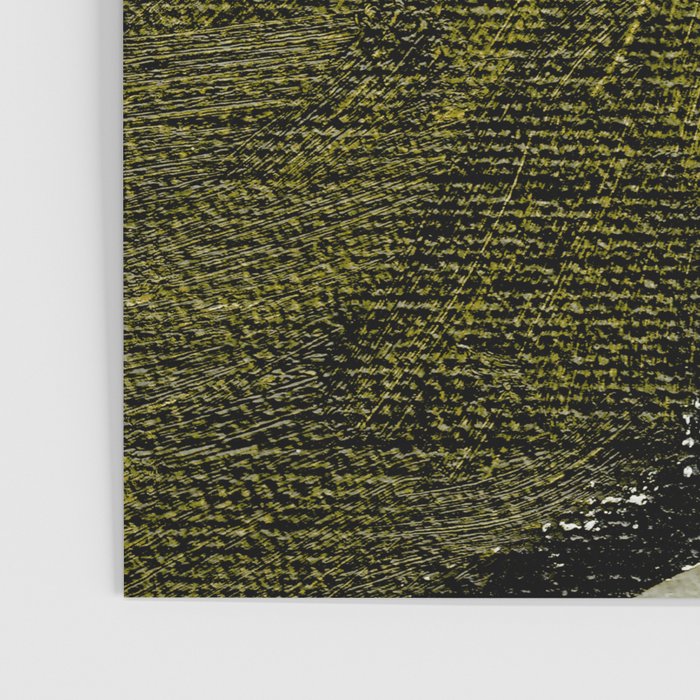 Olive Green Abstract Art Poster Gallery Image 3