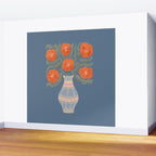 Flowers In A Vase Wall Mural Gallery Image 2