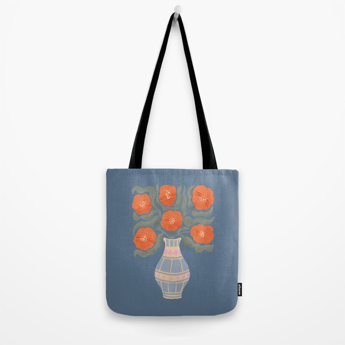 Flowers In A Vase Tote Bag Gallery Image 2