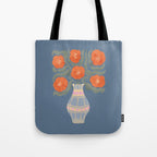 Flowers In A Vase Tote Bag Gallery Image 1