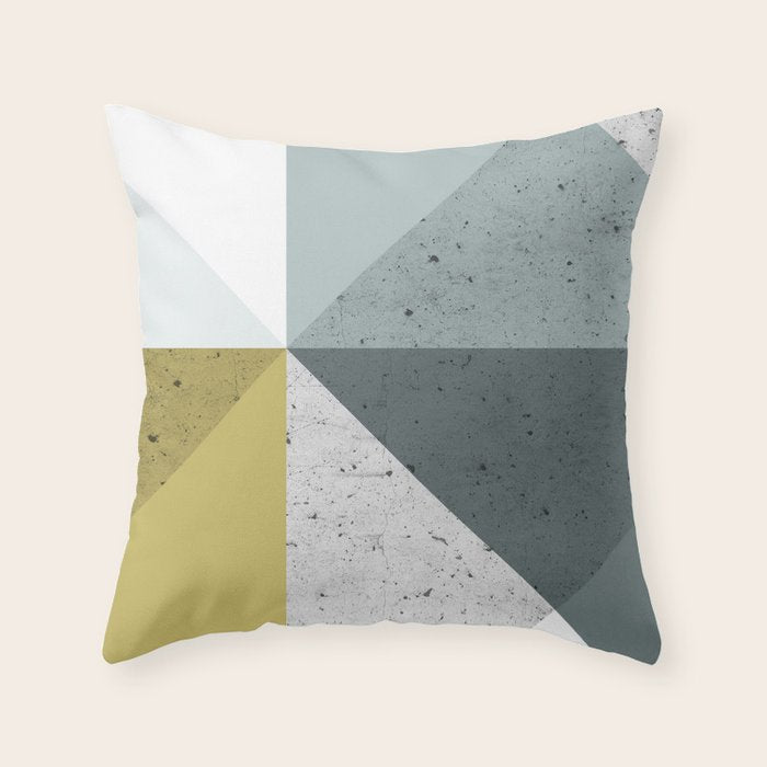 Modern Geometric 16 Throw Pillow Gallery Image 1
