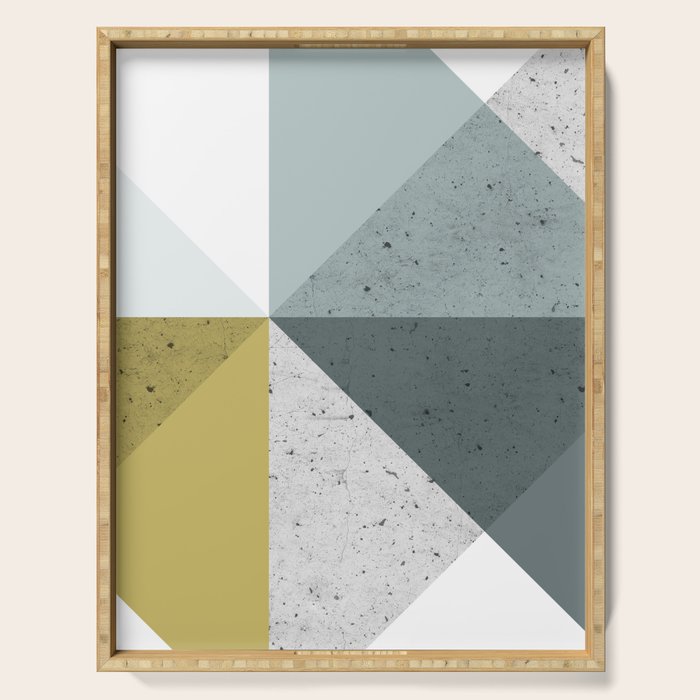 Modern Geometric 16 Serving Tray Gallery Image 1