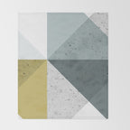 Modern Geometric 16 Throw Blanket Gallery Image 2
