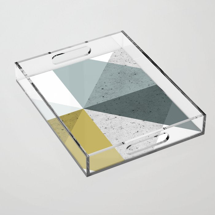 Modern Geometric 16 Acrylic Tray Gallery Image 1