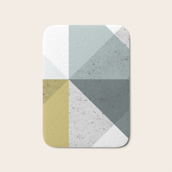 Modern Geometric 16 Bath Mat Gallery Image 1