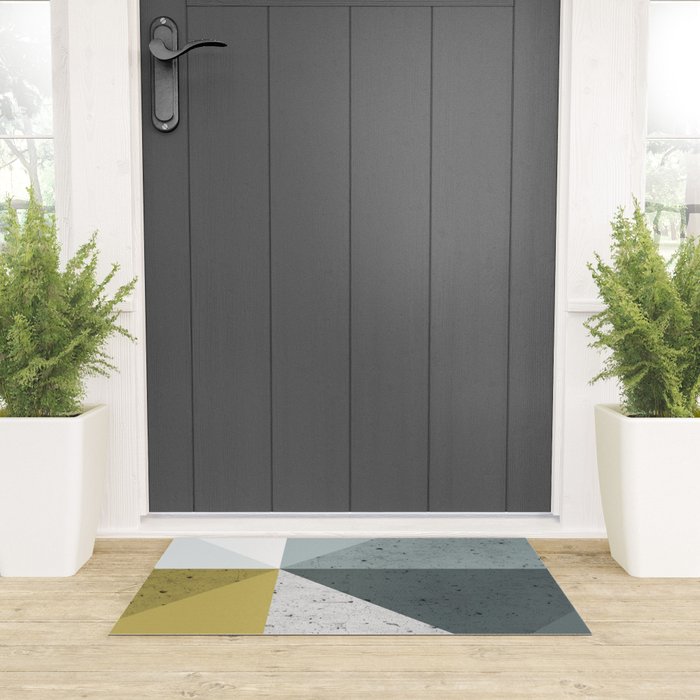 Modern Geometric 16 Welcome Mat Gallery Image 3