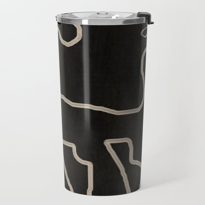 Abstract line art 177 Travel Mug Gallery Image 2