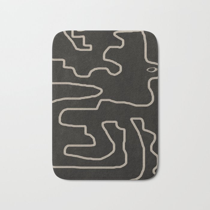 Abstract line art 177 Bath Mat Gallery Image 1