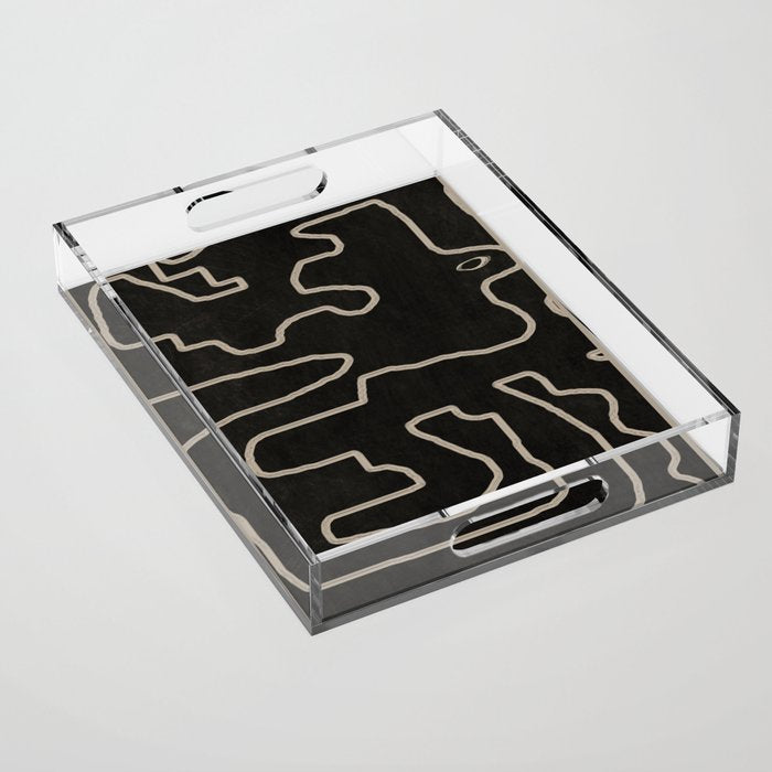 Abstract line art 177 Acrylic Tray Gallery Image 1