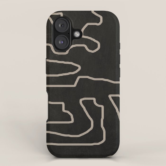 Abstract line art 177 iPhone Case Gallery Image 1