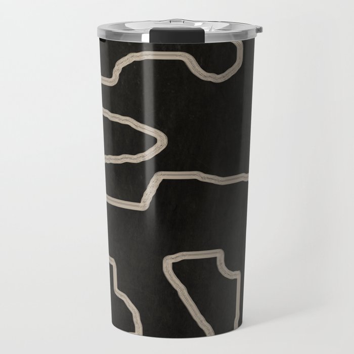 Abstract line art 177 Travel Mug Gallery Image 1