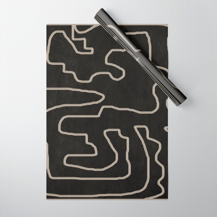 Abstract line art 177 Wrapping Paper Gallery Image 1