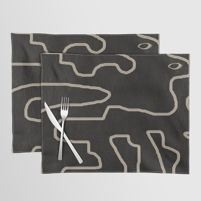 Abstract line art 177 Placemat Gallery Image 1