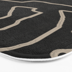 Abstract line art 177 Bath Mat Gallery Image 3