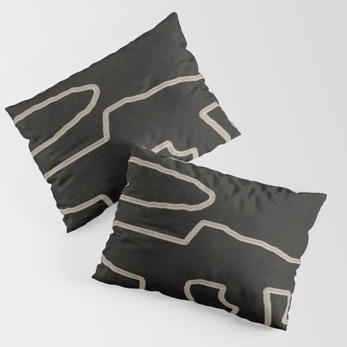 Abstract line art 177 Pillow Sham Gallery Image 1