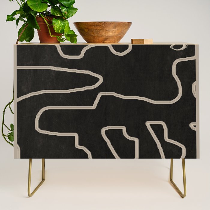 Abstract line art 177 Credenza Gallery Image 1