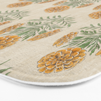 Marigold - golden yellow Bath Mat Gallery Image 3