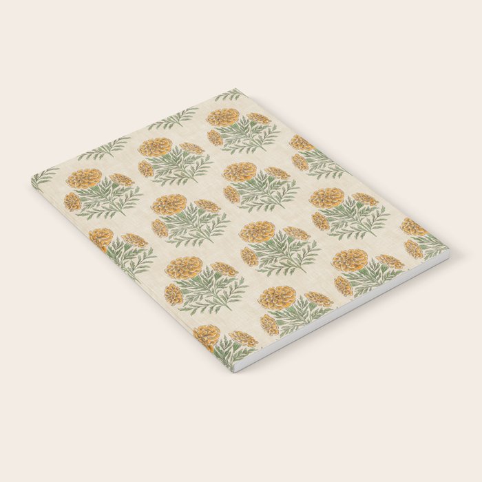 Marigold - golden yellow Notebook Gallery Image 1