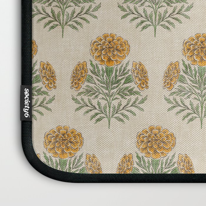 Marigold - golden yellow Laptop Sleeve Gallery Image 3