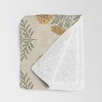 Marigold - golden yellow Throw Blanket Gallery Image 3