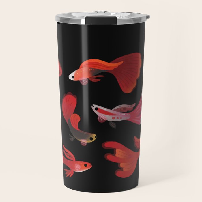 Red guppy Travel Mug Gallery Image 1