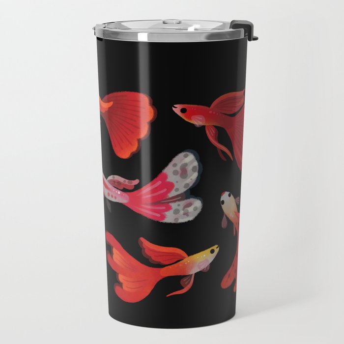 Red guppy Travel Mug Gallery Image 2