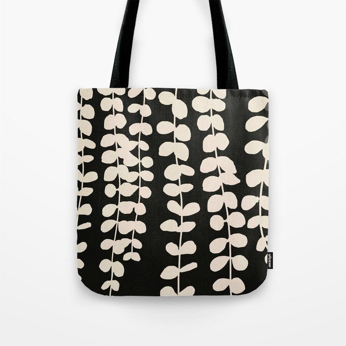 Minimal Abstract Leaves 17 Tote Bag Gallery Image 1