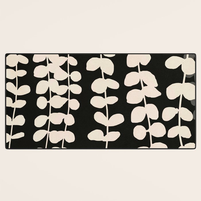 Minimal Abstract Leaves 17 Desk Mat Gallery Image 3