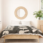 Minimal Abstract Leaves 17 Duvet Cover Gallery Image 3