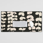 Minimal Abstract Leaves 17 Desk Mat Gallery Image 1