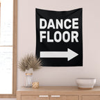Dance Floor (arrow pointing right) Wall Tapestry Gallery Image 2