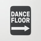 Dance Floor (arrow pointing right) Bath Mat Gallery Image 1