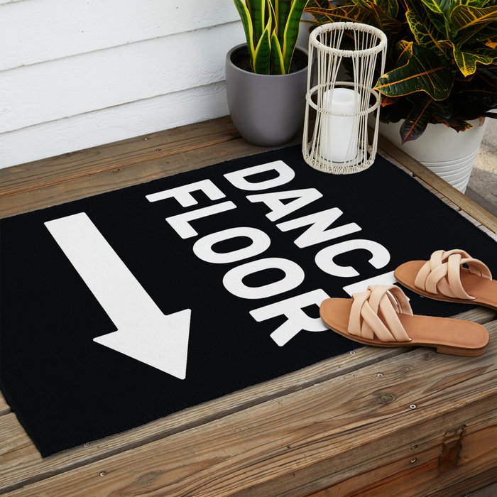 Dance Floor (arrow pointing right) Outdoor Rug Gallery Image 2