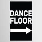 Dance Floor (arrow pointing right) Tablecloth Gallery Image 2