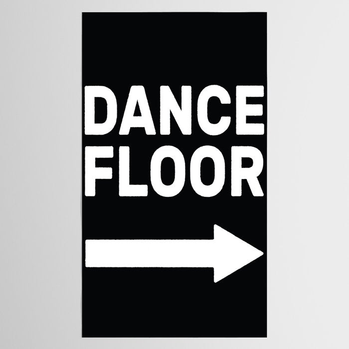 Dance Floor (arrow pointing right) Tablecloth Gallery Image 2