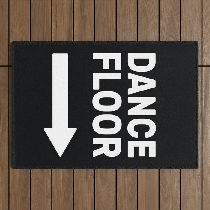 Dance Floor (arrow pointing right) Outdoor Rug Gallery Image 1