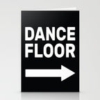 Dance Floor (arrow pointing right) Stationery Card Gallery Image 2