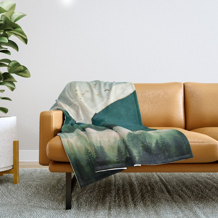 Emerald Hills Throw Blanket Gallery Image 1