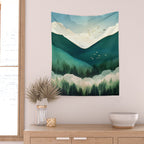 Emerald Hills Wall Tapestry Gallery Image 2