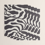 One Hundred-Leaved Plant #21 / Lino Print Wrapping Paper Gallery Image 3