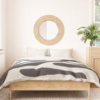 One Hundred-Leaved Plant #21 / Lino Print Duvet Cover Gallery Image 3