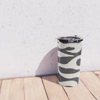One Hundred-Leaved Plant #21 / Lino Print Travel Mug Gallery Image 4
