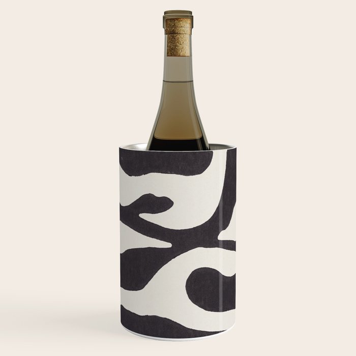 One Hundred-Leaved Plant #21 / Lino Print Wine Chiller Gallery Image 1