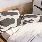 One Hundred-Leaved Plant #21 / Lino Print Pillow Sham Gallery Image 2