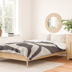 One Hundred-Leaved Plant #21 / Lino Print Duvet Cover Gallery Image 2